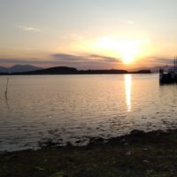 Ein lauer Sommerabend in Schottland