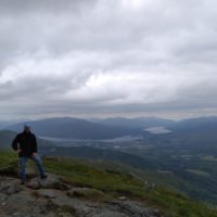 Wandern in den Bergen (auf 650 Metern über Meer)