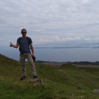 Adi auf Wanderung