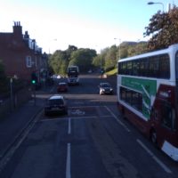 Fahrt mit Doppelstock-Bus nach Edinburgh