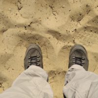 Heute lernten unsere Wanderschuhe neuen Untergrund kennen