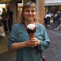 Flo und eine kleine Gelato - lactosefrei