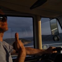 Cool über die Brücke auf die Insel Krk