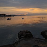 Strandspaziergang zur Réception