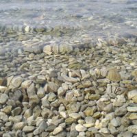 Klares Adriawasser, nur sehr wenig salzig