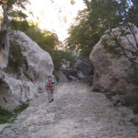 Aufstieg durch die Schlucht der Paklenica