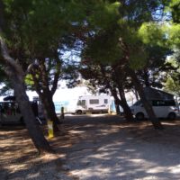 Unser Platz im Camping