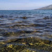 Das Meer ist klar und extrem sauber