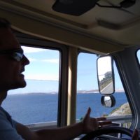 Fahrt auf die Insel Pag